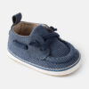 Baby Boy Corduroy Boat Shoes - Blue