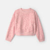 Girls Leopard Fleece Pullover Sweatshirt - Pink 6 Girls Leopard Fleece Pullover Sweatshirt - Pink