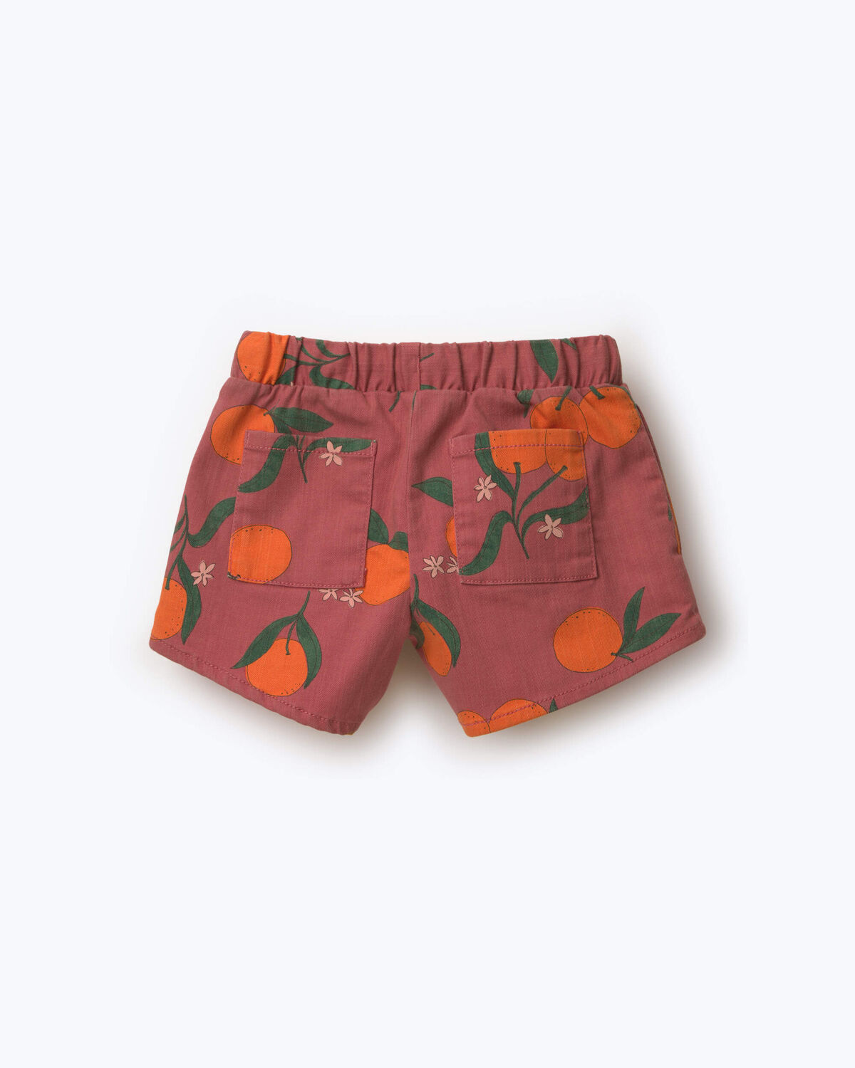 Toddler Girl A-Line Shorts in Clementine Grove Print - Rose 5 Toddler Girl A-Line Shorts in Clementine Grove Print - Rose