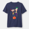 Kids Phineas and Ferb Graphic Tee - Navy Blue