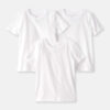 Boys 3-Pack Short-Sleeve Undershirts - White 7 Boys 3-Pack Short-Sleeve Undershirts - White