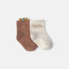 Baby 2-Pack Thanksgiving Turkey Booties - Brown/White 10 Baby 2-Pack Thanksgiving Turkey Booties - Brown/White