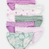 Girls 7-Pack Floral Bikini Underwear 2 Girls 7-Pack Floral Bikini Underwear