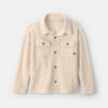 Boys Thermal Long-Sleeve Button-Down Shirt - Cream
