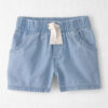 Toddler Organic Cotton Chambray Shorts