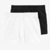 Toddler Girl 2-Pack Cartwheel Shorts - Black/White