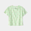 Toddler Girl Floral Relaxed Top - Green 5 Toddler Girl Floral Relaxed Top - Green