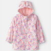 Toddler Girl Floral Raincoat - Pink