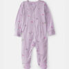 Baby Girl Fairytale 2-Way Zip PurelySoft Footie Sleep & Play Pajama - Purple