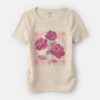Girls 'Grow Wild Grow Free' Rose Floral Graphic Tee - Cream 7 Girls 'Grow Wild Grow Free' Rose Floral Graphic Tee - Cream