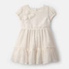 Toddler Girl Swiss Dot Occasion Dress - Cream