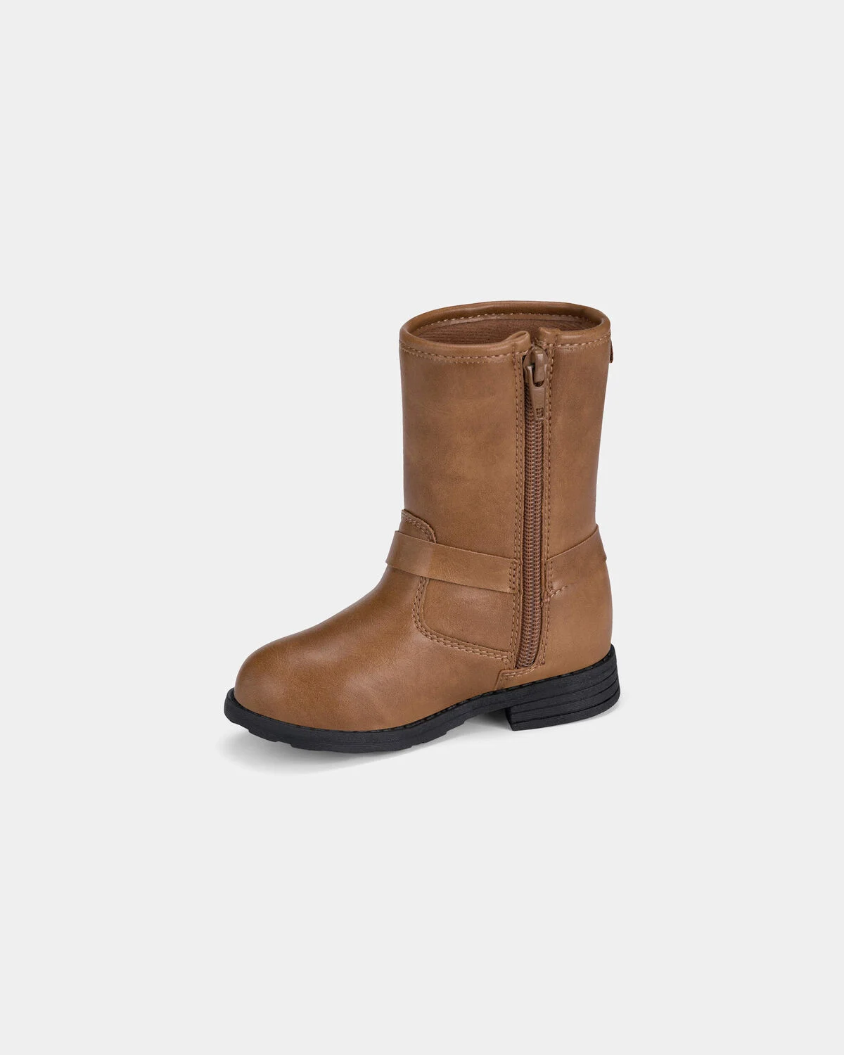 Toddler Girl Heart Riding Boots - Brown 6 Toddler Girl Heart Riding Boots - Brown
