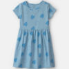 Girls Heart Short-Sleeve Dress - Blue 4 Girls Heart Short-Sleeve Dress - Blue