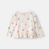 Toddler Girl Monster Long-Sleeve Peplum Top - Cream 5 Toddler Girl Monster Long-Sleeve Peplum Top - Cream