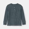 Boys Thermal Long-Sleeve Henley T-Shirt - Teal