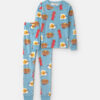 Boys 2-Piece Breakfast Foods DreamPlush Snug Fit Pajama Set - Blue 2 Boys 2-Piece Breakfast Foods DreamPlush Snug Fit Pajama Set - Blue