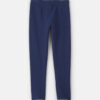 Girls Fleece Pull-On Stretch Leggings - Navy Blue