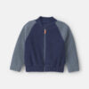 Boys Teddy Fleece Zip-Up Jacket - Navy Blue