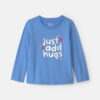 Toddler Girl 'Just Add Hugs' Long-Sleeve Graphic Tee - Blue 5 Toddler Girl 'Just Add Hugs' Long-Sleeve Graphic Tee - Blue