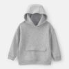Toddler Boy Fleece Hoodie - Grey 4 Toddler Boy Fleece Hoodie - Grey