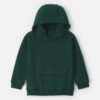 Toddler Boy Fleece Hoodie - Dark Green