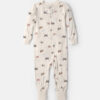 Baby 1-Piece Dog PurelySoft™ Snug Fit Pajama - Cream