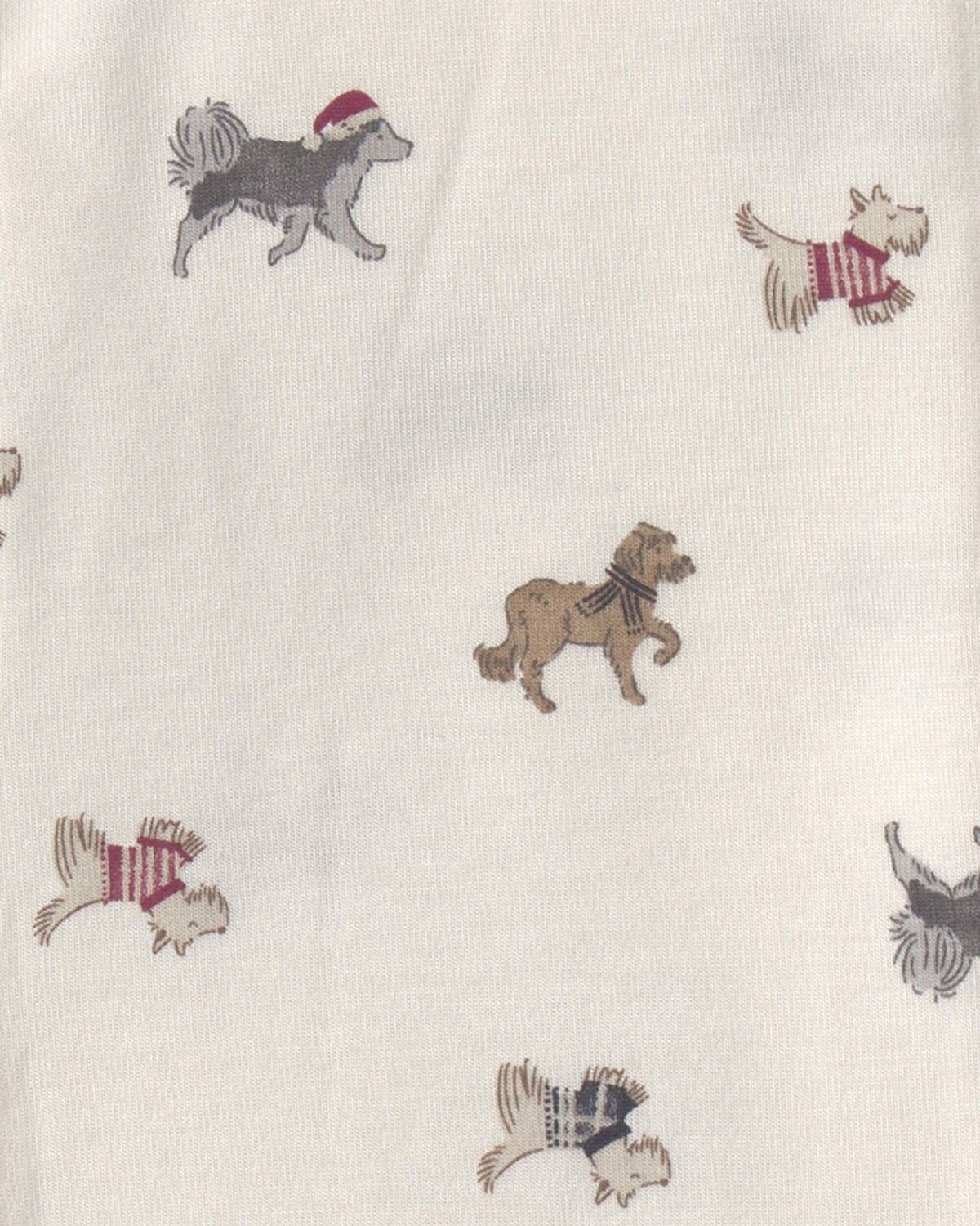 Baby 1-Piece Dog PurelySoft™ Snug Fit Pajama - Cream 6 Baby 1-Piece Dog PurelySoft™ Snug Fit Pajama - Cream