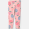Strawberry Pull-On Stretch Leggings - Pink