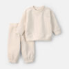 Baby Girl 2-Piece Flower Ribbed Long-Sleeve Top & Pant Set - Cream 15 Baby Girl 2-Piece Flower Ribbed Long-Sleeve Top & Pant Set - Cream