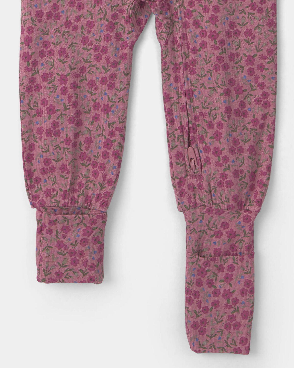 Baby Girl 1-Piece Floral PurelySoft™ Snug Fit Pajama - Pink 3 Baby Girl 1-Piece Floral PurelySoft™ Snug Fit Pajama - Pink