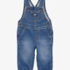 Baby Knit-Like Denim Overalls - Medium Wash 14 Baby Knit-Like Denim Overalls - Medium Wash