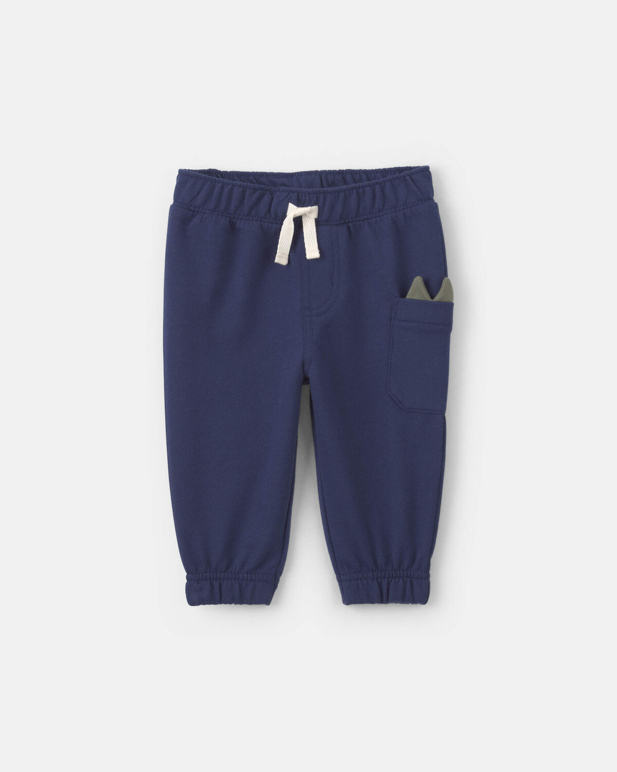 Baby Boy 2-Piece 'Cruisin' With Daddy' Alligator Long-Sleeve Bodysuit & Pant Set - Cream/Navy Blue