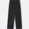 Girls Hello Kitty® Bow Baggy Jeans - Black/Red 9 Girls Hello Kitty® Bow Baggy Jeans - Black/Red