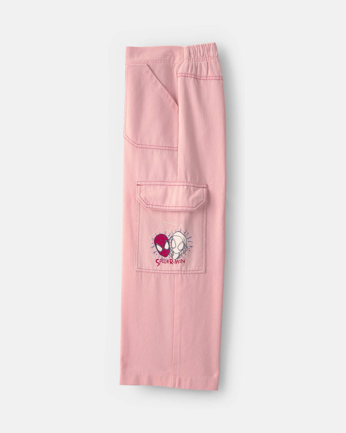 Girls ©Marvel Spider-Man Cargo Pants - Pink 3 Girls ©Marvel Spider-Man Cargo Pants - Pink