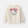 Girls Hello Kitty® Pullover Sweatshirt - Cream 8 Girls Hello Kitty® Pullover Sweatshirt - Cream