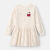 Girls Hello Kitty® Long-Sleeve Layered Dress - Cream 4 Girls Hello Kitty® Long-Sleeve Layered Dress - Cream