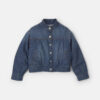 Girls Teddy Fleece-Lined Denim Jacket - Dark Wash