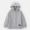 Boys Fleece Baggy Hoodie - Grey