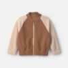 Boys Teddy Fleece Zip-Up Jacket - Brown