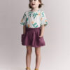 Toddler Girl High-Low Dolman Tee in Floral Print - Light Green 5 Toddler Girl High-Low Dolman Tee in Floral Print - Light Green