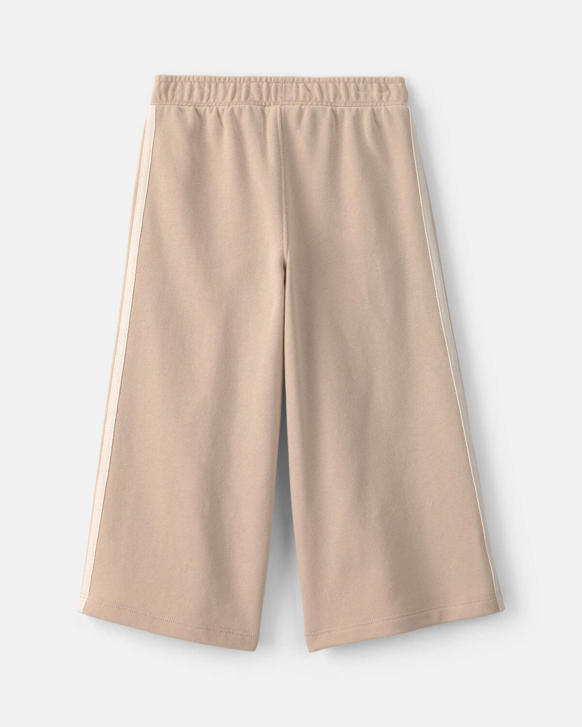 Toddler Girl French Terry Wide-Leg Pants - Tan 2 Toddler Girl French Terry Wide-Leg Pants - Tan