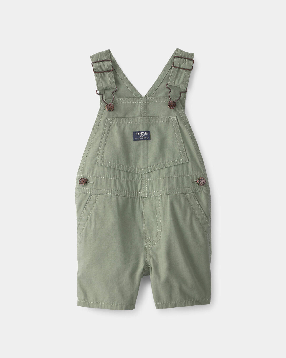 Baby Boy Canvas Shortall - Olive