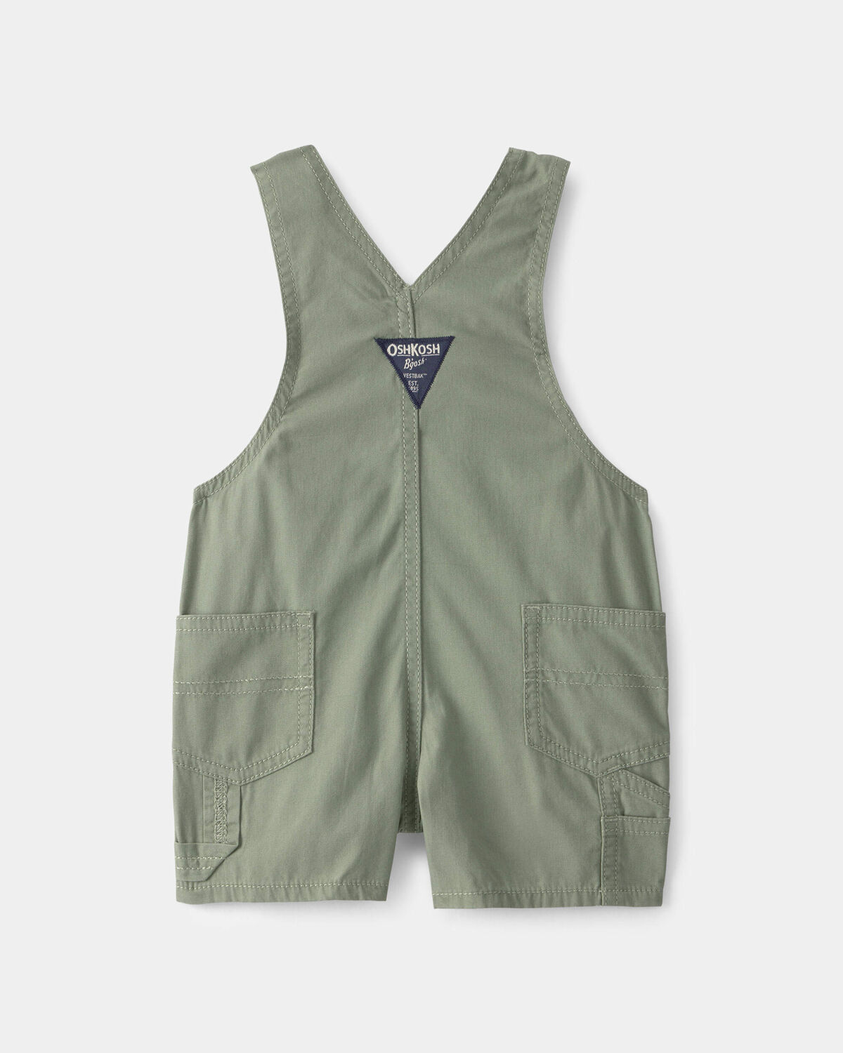 Baby Boy Canvas Shortall - Olive