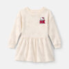 Toddler Girl Hello Kitty® Heart Long-Sleeve Layered Dress - Cream 4 Toddler Girl Hello Kitty® Heart Long-Sleeve Layered Dress - Cream