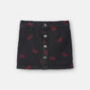 Toddler Girl Hello Kitty® Bow Skort - Black/Red