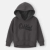 Toddler Girl Cheetah Fleece Logo Hoodie - Black