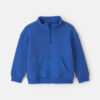 Toddler Boy Fleece Quarter-Zip Pullover Sweatshirt - Blue