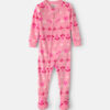 Baby Girl 1-Piece Fair Isle 2-Way Zip DreamPlush Snug Fit Footed Pajama - Pink