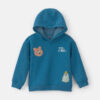 Toddler Boy Outdoorsy Fleece Hoodie - Blue