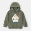 Toddler Boy Yeti Fleece Hoodie - Olive Green